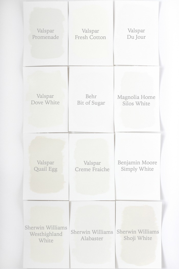 Favorite White Paint Colors Love Grows Wild