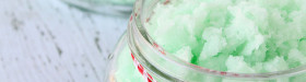 This Homemade Mint Sugar Scrub is easy to make and a great DIY gift idea!