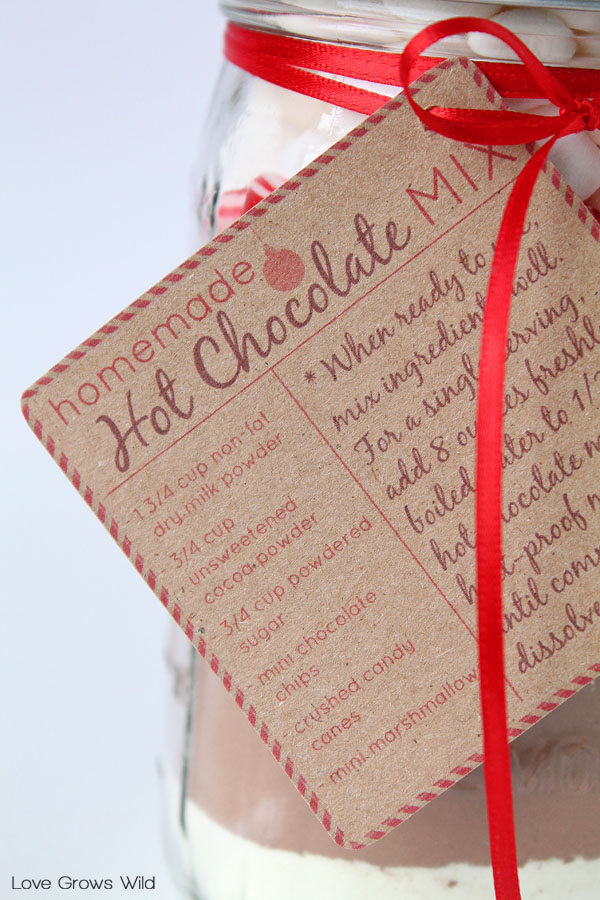 Christmas Treat Jar and Printable Gift Tag + Giveaway