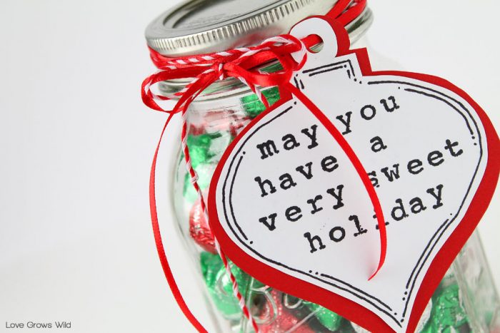 Sweet Treats for a Sweet Holiday - This fun gift in a jar is perfect for the holidays!