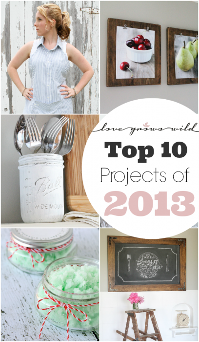 Top 10 Projects of 2013 - Love Grows Wild Reader Favorites!