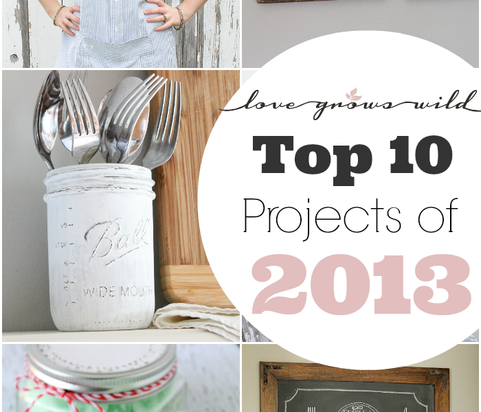 Top 10 Projects of 2013 - Love Grows Wild Reader Favorites!