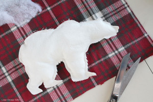 DIY Polar Bear Pillow Cover