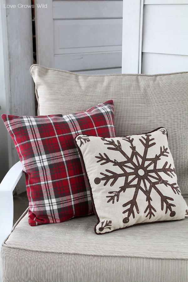 Holiday Decorating  Pillows and Blankets - Love Grows Wild