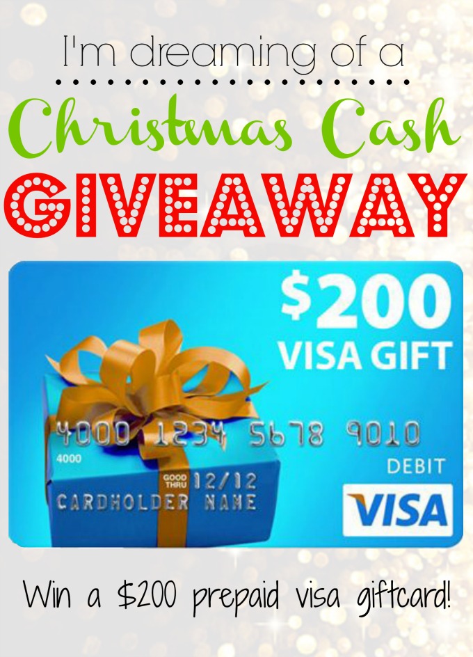 $200 Visa Christmas Cash Giveaway!