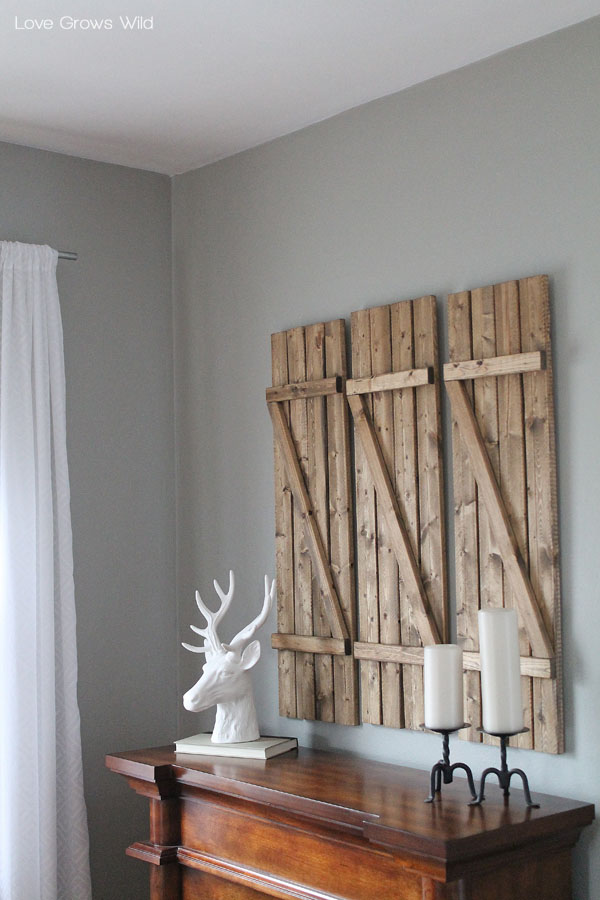 Diy Barn Wood Shutters Love Grows Wild