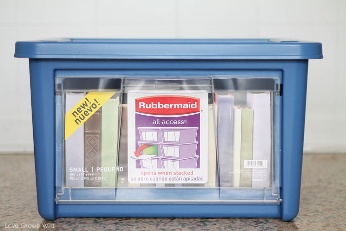 Easy Toy Storage with Rubbermaid All Access Organizers