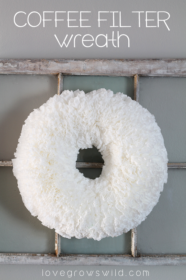 Inexpensive Floral Foam Wreath Easy DIY 