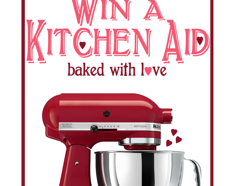 Enter to win a Kitchen Aid Stand Mixer at LoveGrowsWild.com!