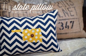 DIY State Pillow