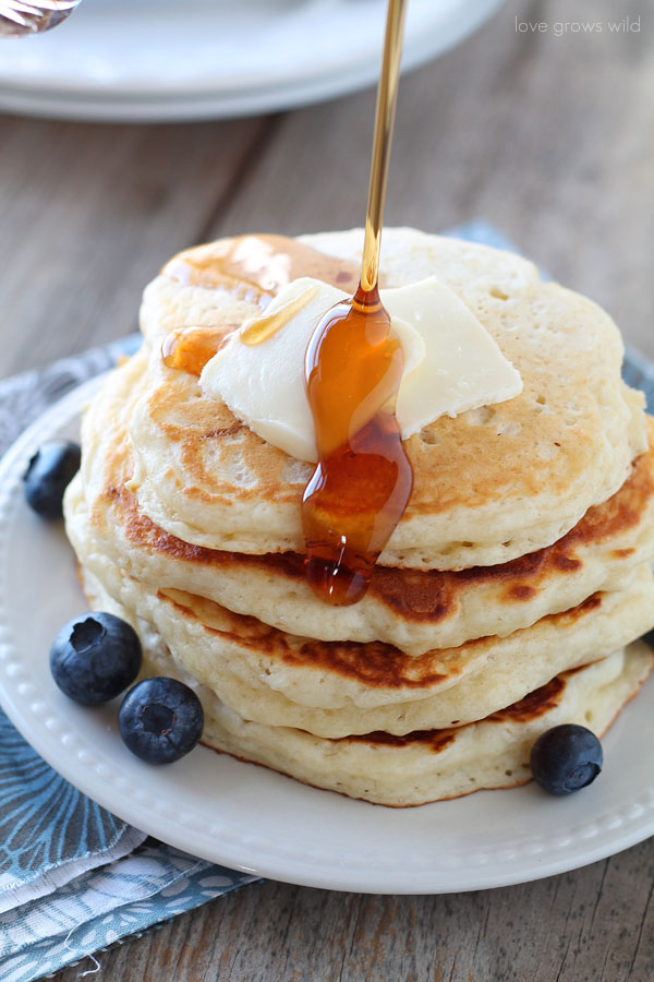 Buttermilk Pancakes - Love Grows Wild