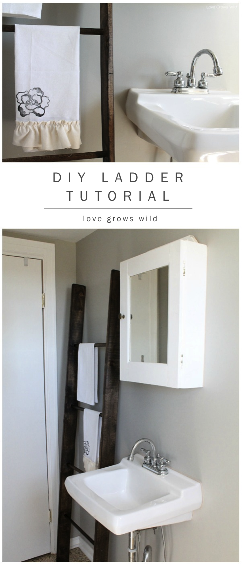 DIY Decorative Ladder Tutorial