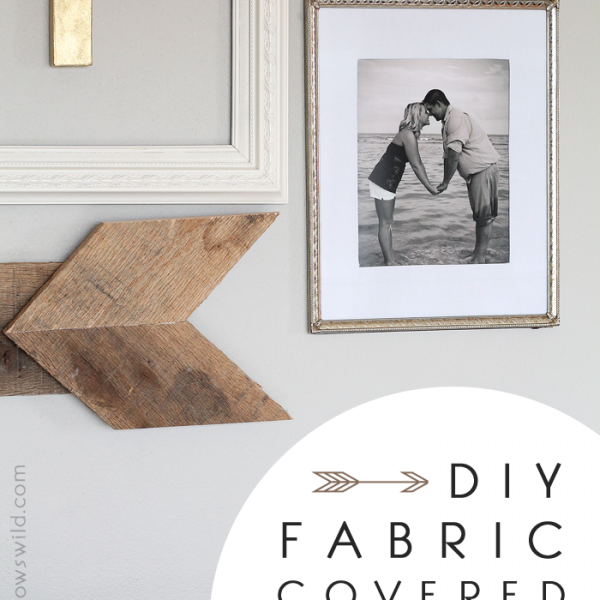 How to make Fabric Covered Frame Mats for SUPER cheap! I love this trick! at LoveGrowsWild.com