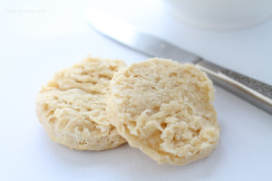 Tender, flaky biscuits are the perfect addition to any meal. This recipe gets a healthy boost from coconut oil in place of the butter! | LoveGrowsWild.com