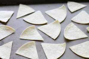How to make homemade Baked Tortilla Chips | LoveGrowsWild.com