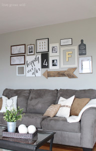 Easy DIY home decor idea: Learn how to create a gorgeous script art canvas! | LoveGrowsWild.com