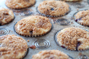 The BEST Blueberry Muffin recipe! These muffins are light, fluffy, and bursting with berry flavor! | LoveGrowsWild.com