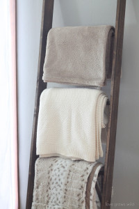 Learn how to make a DIY Blanket Ladder! | LoveGrowsWild.com