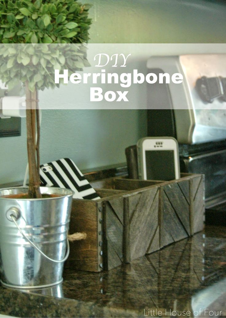 DIY Herringbone Box