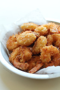 How to make Coconut Shrimp at home! This recipe for crispy coconut shrimp makes a delicious appetizer OR main dish! | LoveGrowsWild.com