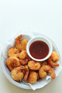 How to make Coconut Shrimp at home! This recipe for crispy coconut shrimp makes a delicious appetizer OR main dish! | LoveGrowsWild.com