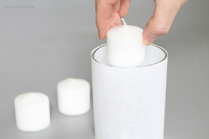 10Pcs Candle Cup Stickers Translucent Paper Round DIY Manual