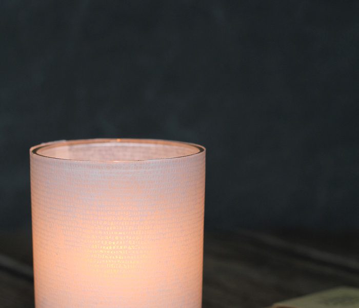 How to add a gorgeous glow to your home with 4 simple supplies in under 5 minutes! Paper-Wrapped Candle Holders by LoveGrowsWild.com