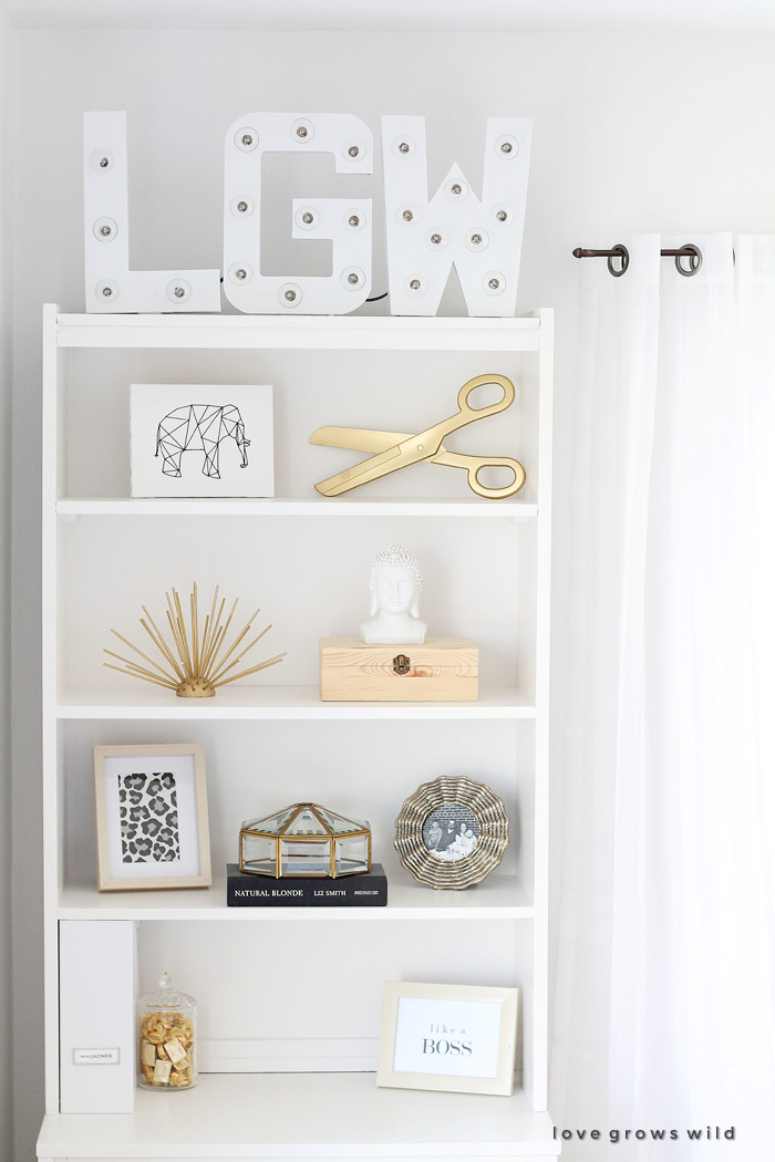 Living Room Bookcase Lighting - Love Grows Wild