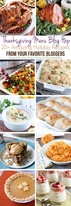 25+ Delicious Thanksgiving Recipes all in one place! Main dishes, sides, drinks, desserts, and more! | LoveGrowsWild.com