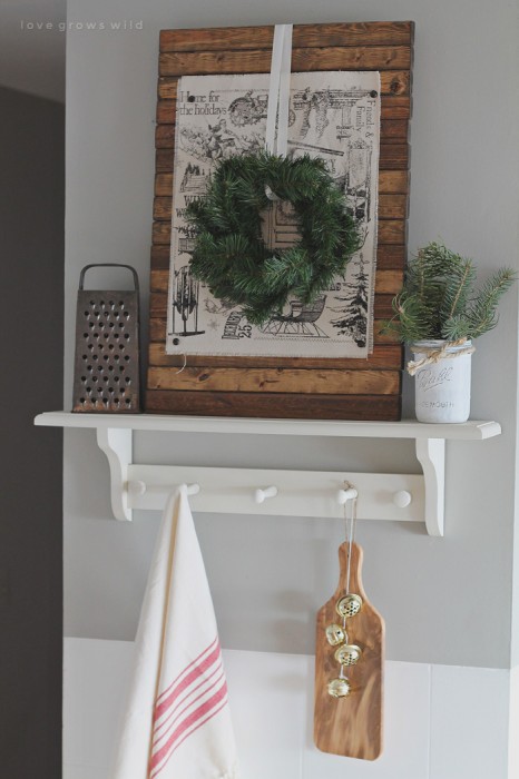 Get your home ready for the holidays with these easy decorating tips! See more photos at LoveGrowsWild.com