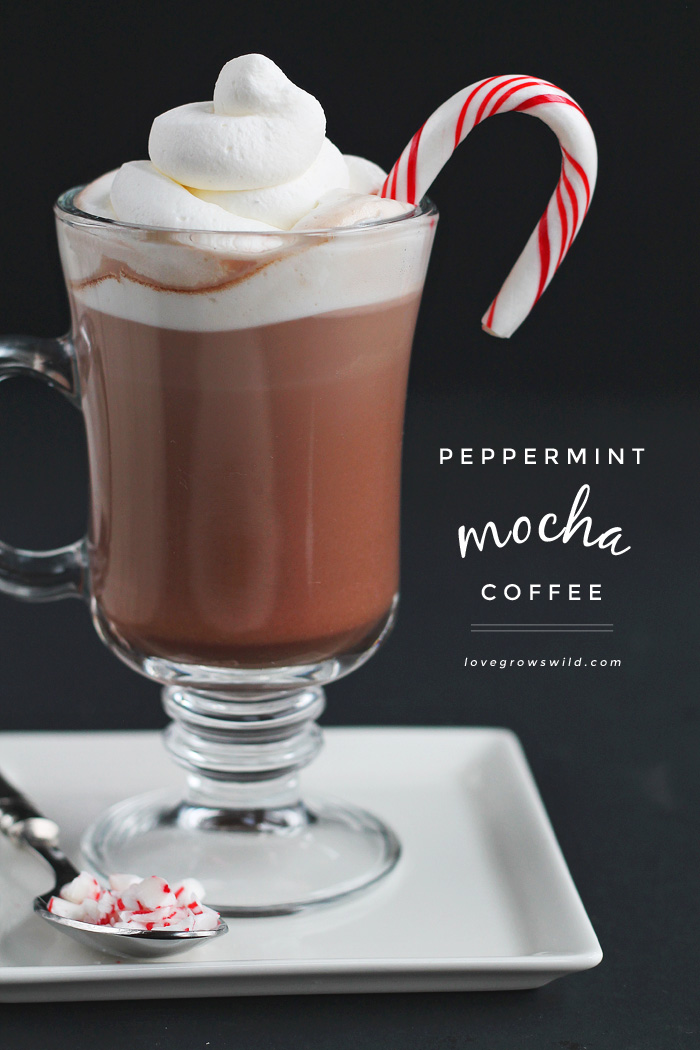 Need a holiday coffee drink recommendation? This is a peppermint mocha