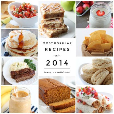 Top 10 Recipes of 2014 - Love Grows Wild