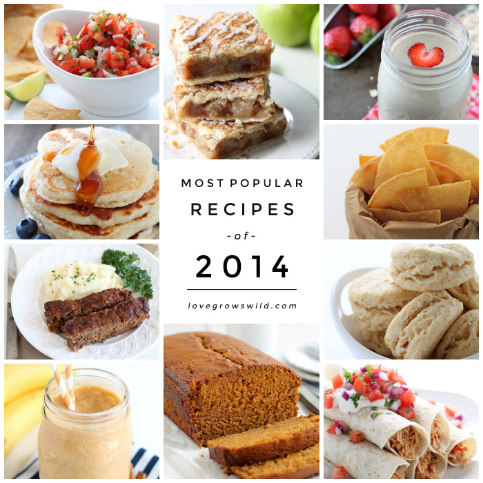 The MOST POPULAR Recipes of 2014! | LoveGrowsWild.com