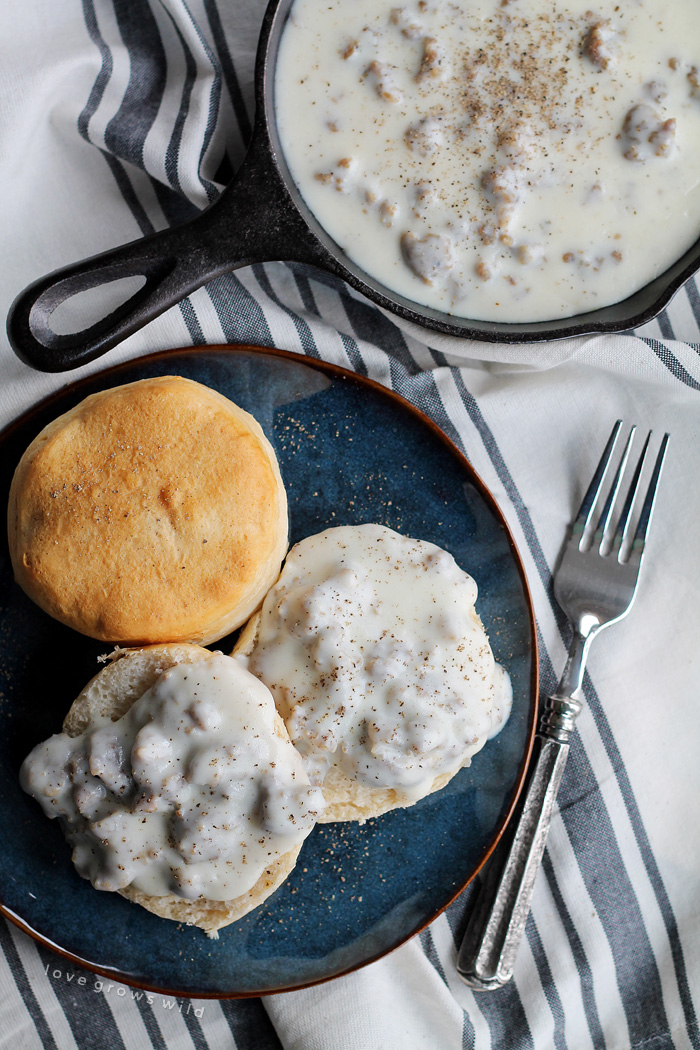 Biscuits and Gravy Love Grows Wild