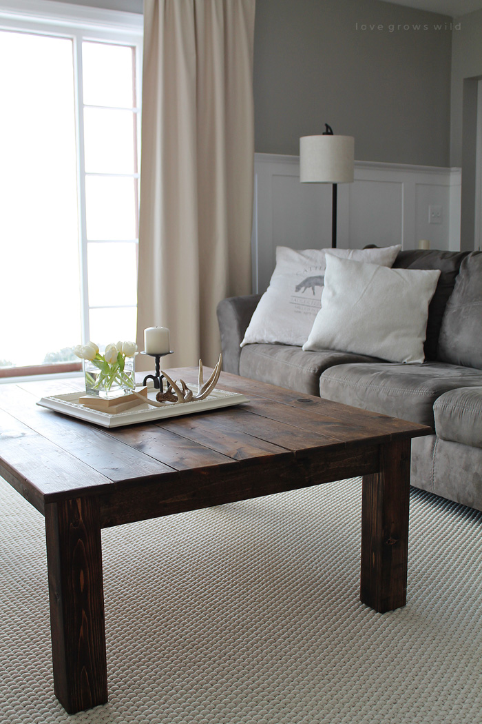 Wooden Coffee Table Rustic Table Chest Handmade Farmhouse 