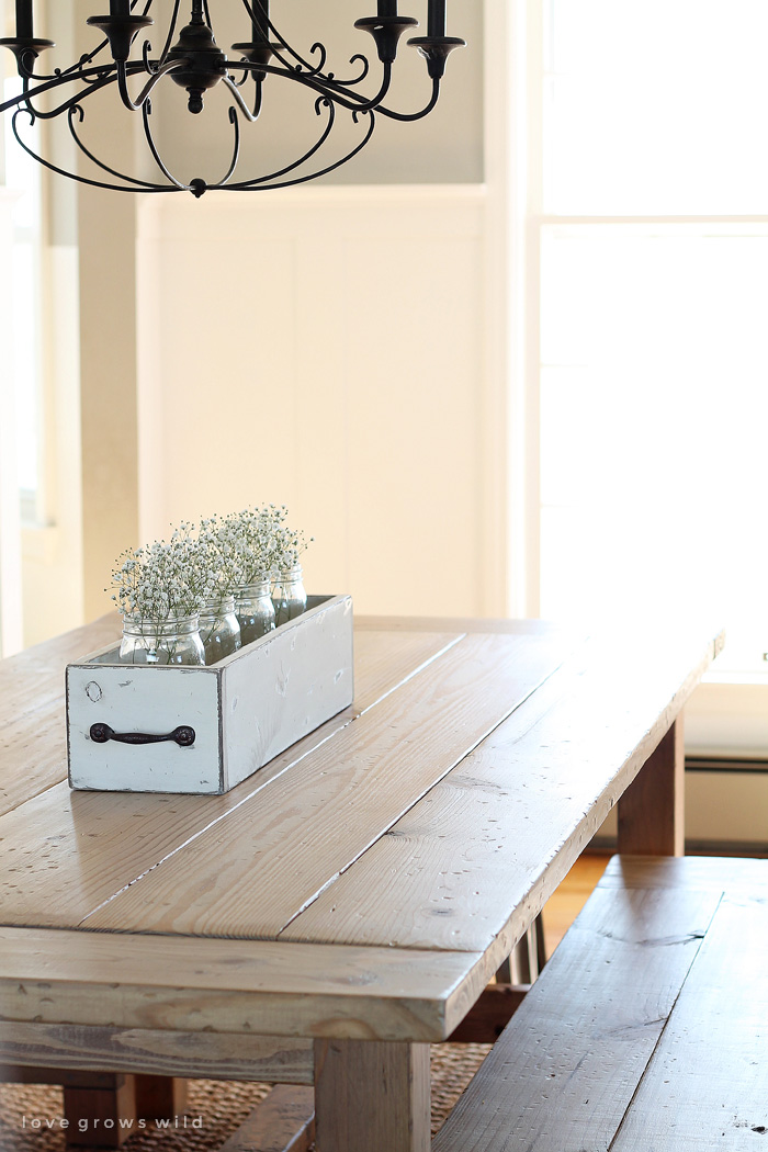 Diy Wood Box Centerpiece Love Grows Wild