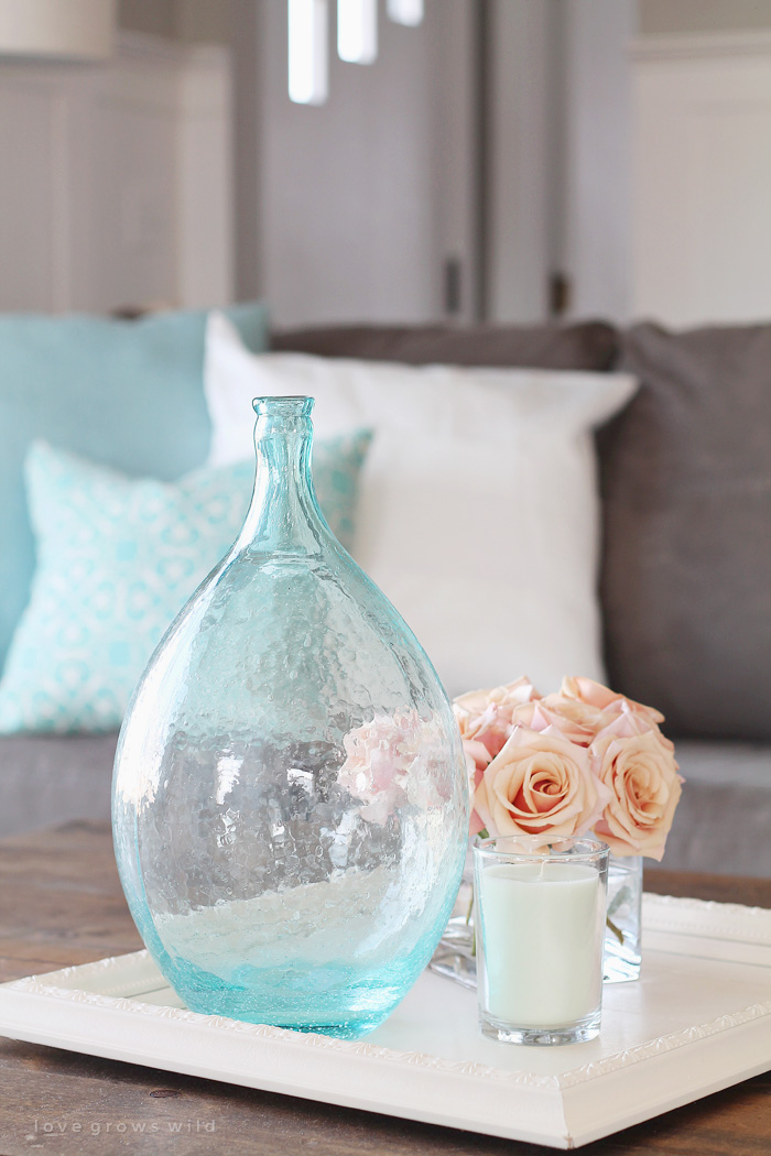 Easy ways to add a touch of spring color to your home - see photos at LoveGrowsWild.com