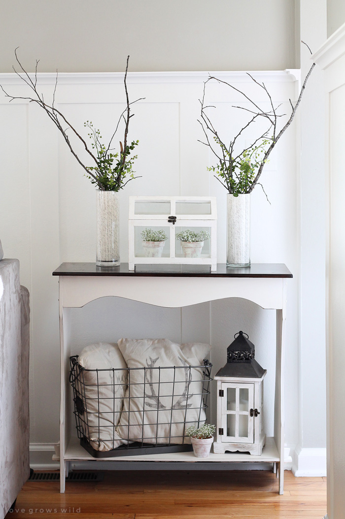 Spring Home Tour Love Grows Wild, Inexpensive Console Table Ideas