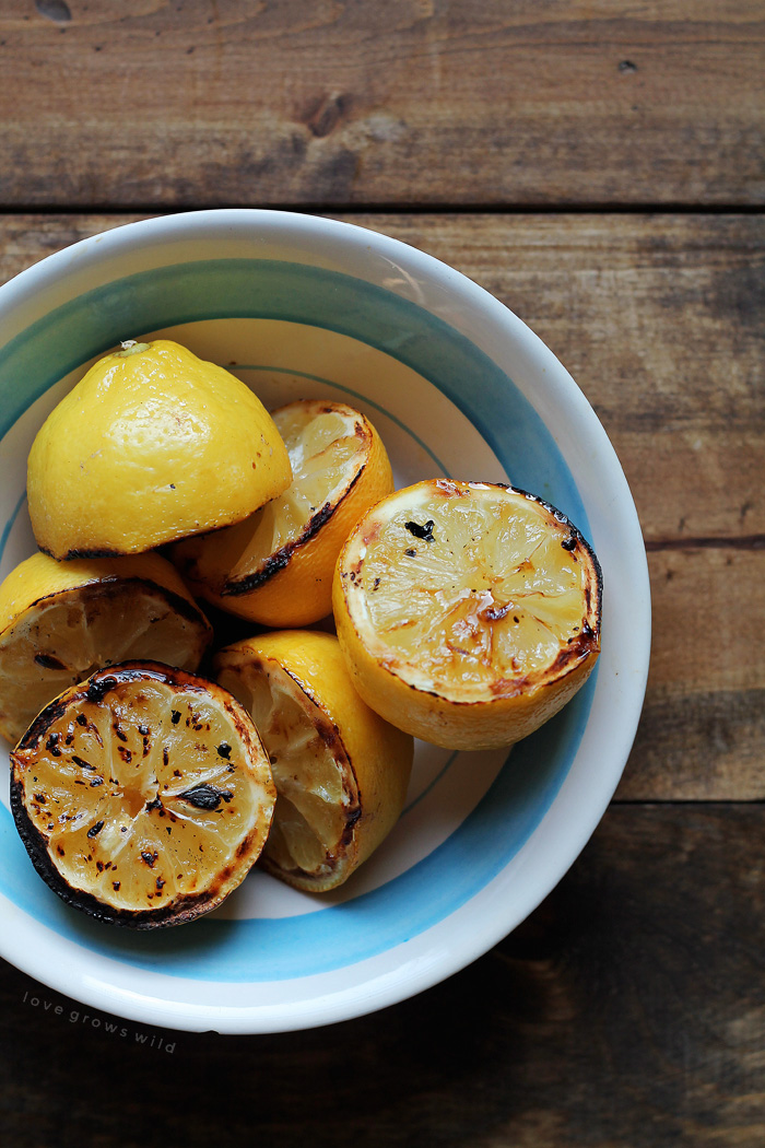 Grilled lemon shop