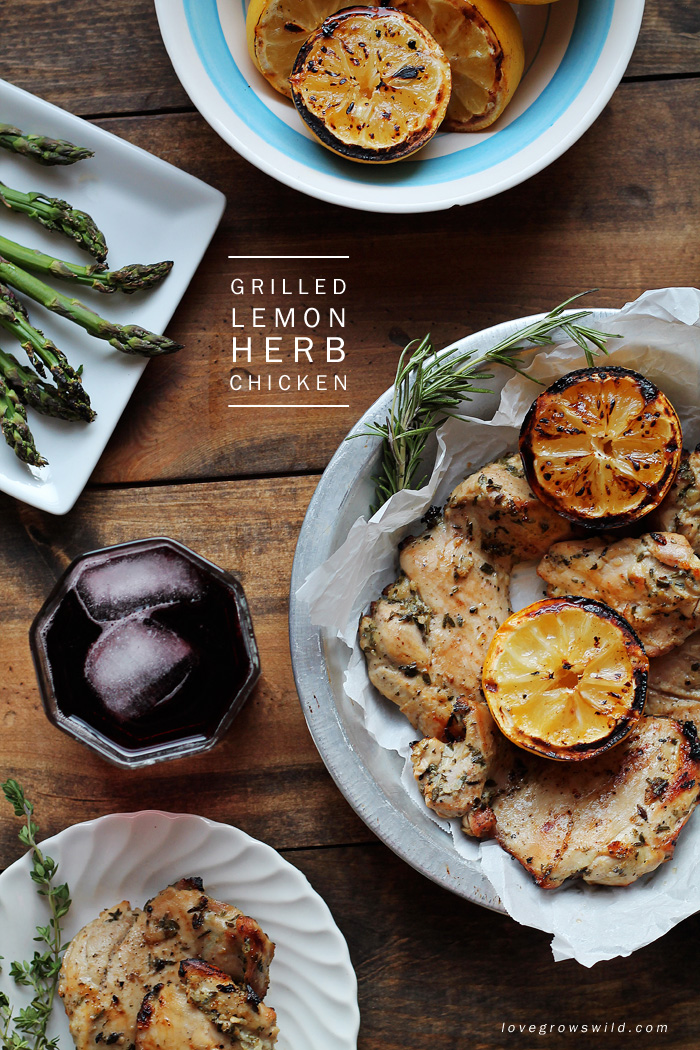 Grilled Lemon Herb Chicken