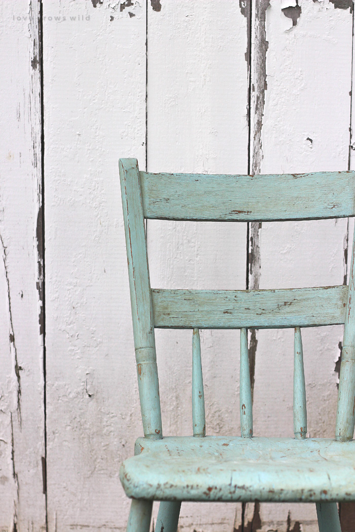 Painted Chair For Outdoors Love Grows Wild