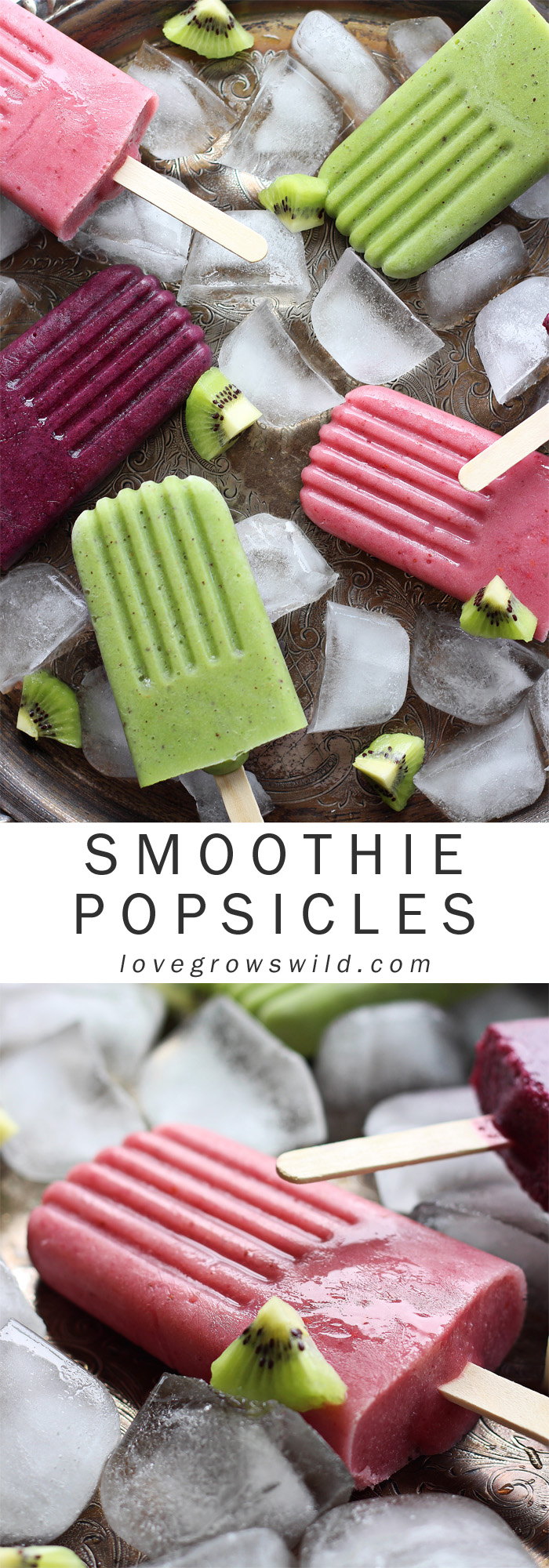 Turn your favorite smoothie into a delicious popsicle for a healthy treat that will keep you cool all summer long! Get a new Green Kiwi Smoothie recipe and popsicle how-to at LoveGrowsWild.com