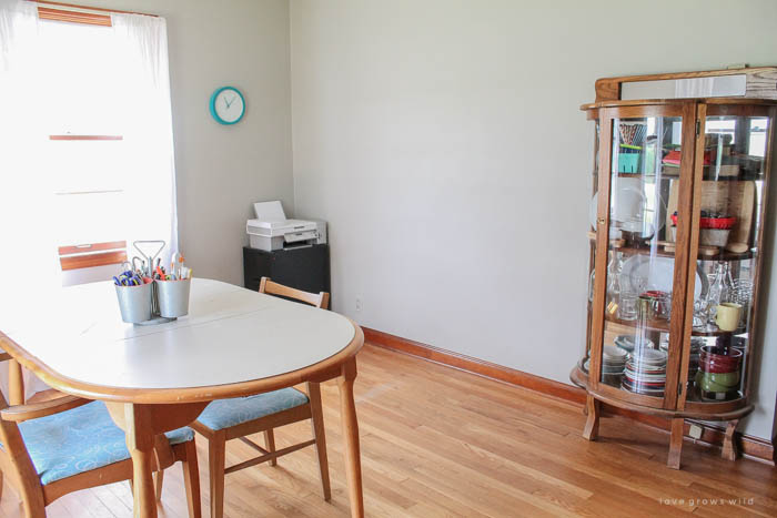 Before & After: Dining Room to a Home Office Transformation 