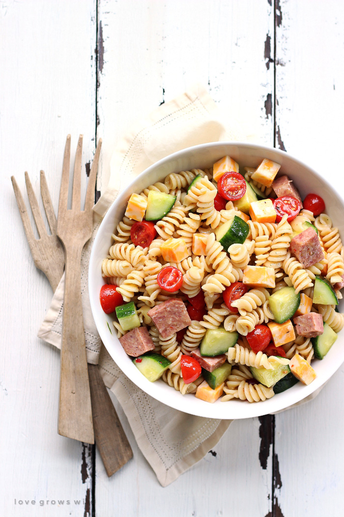 Perfect Pasta Salad - Love Grows Wild