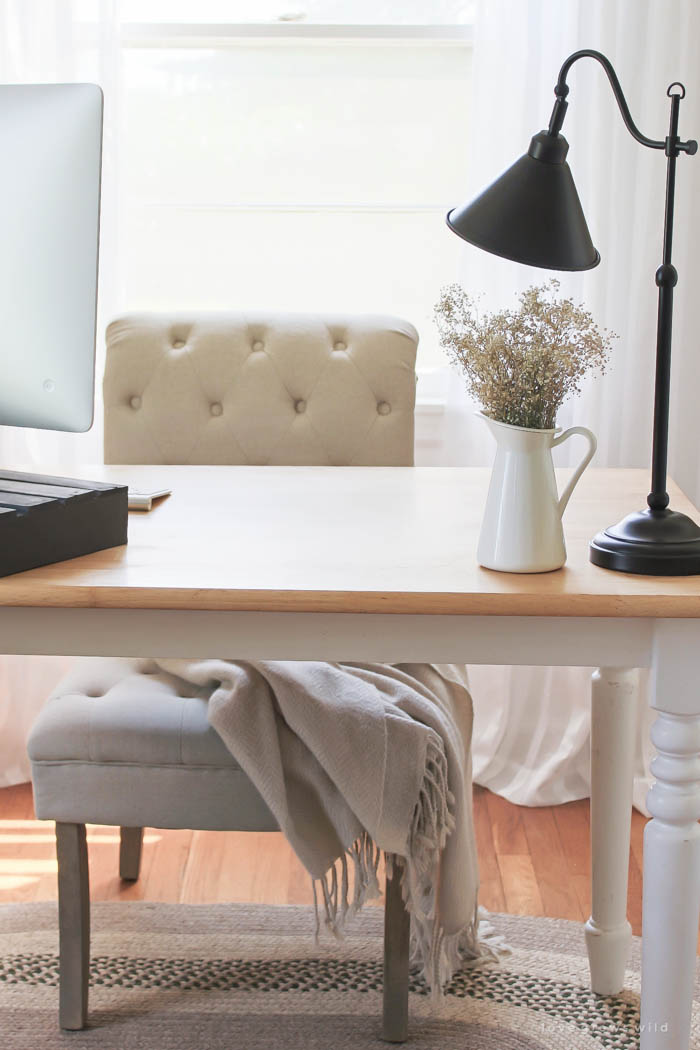 How To Hide Computer Wires And The Clutter Under Your Desk - The Pink Dream