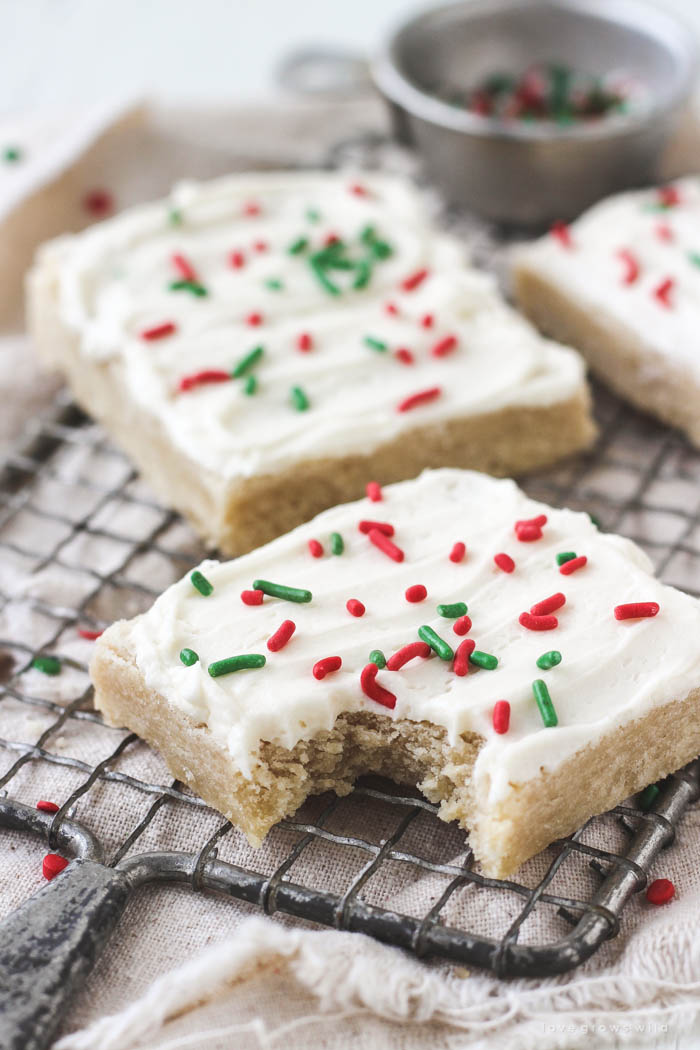 Easy White Chocolate Sugar Cookie Bars - Lovely Little Kitchen