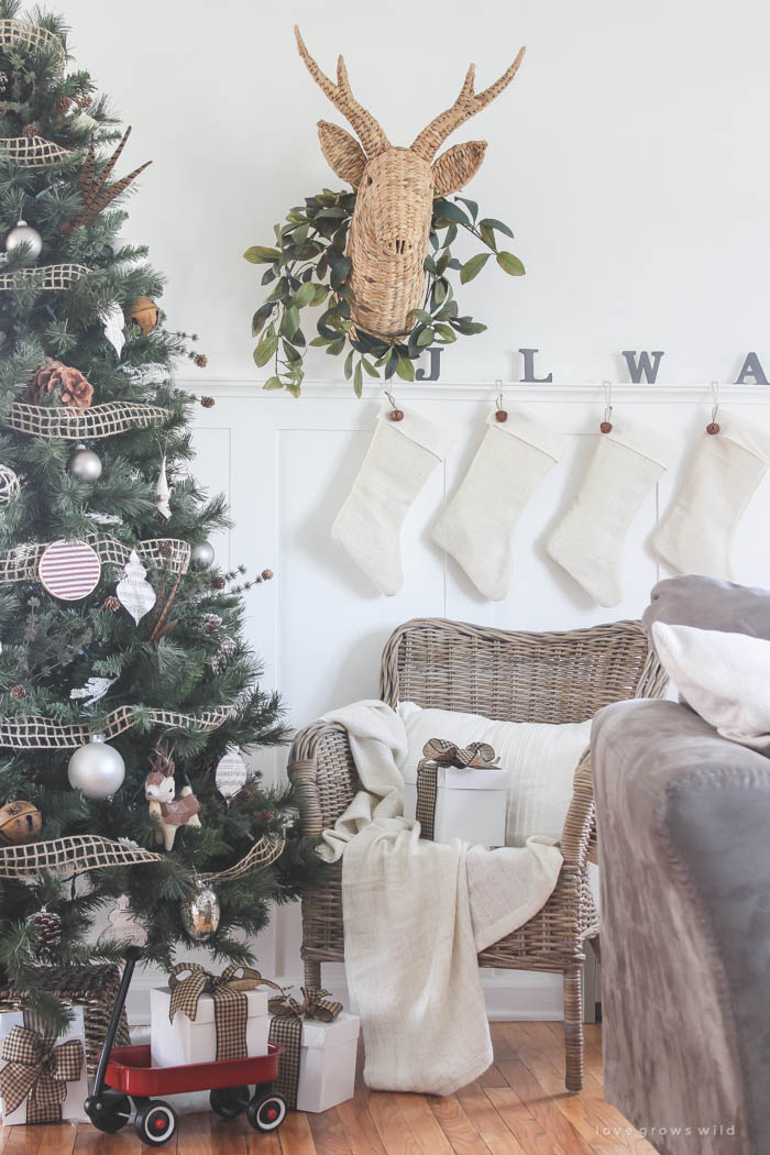 Holiday Decorating  Pillows and Blankets - Love Grows Wild