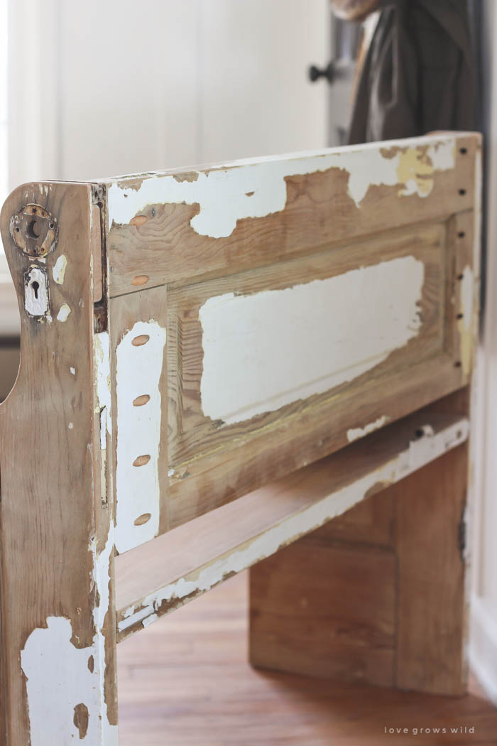 DIY Entryway Bench with Storage Tutorial - Love Grows Wild