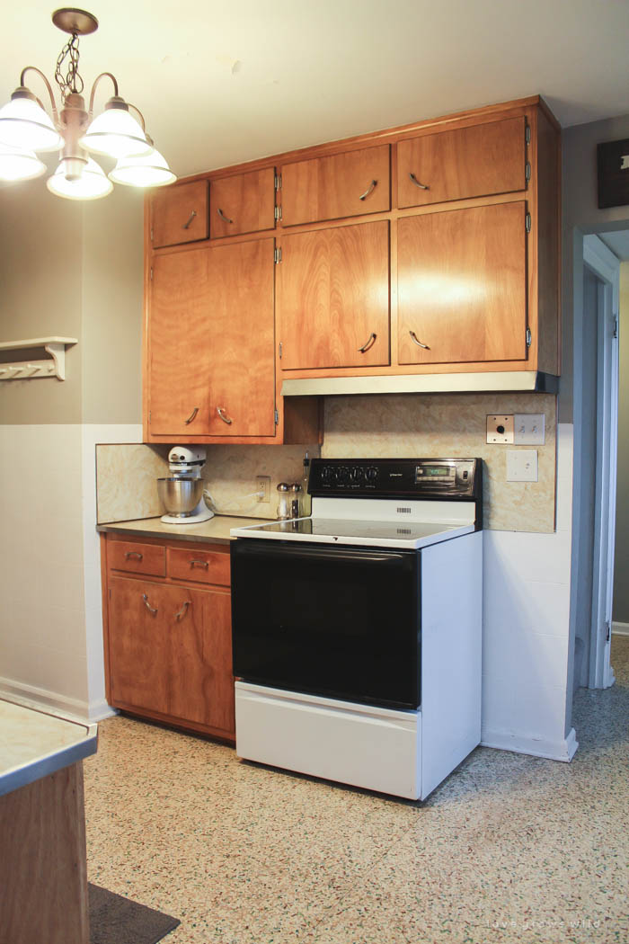 Follow along the makeover of this beautiful farmhouse kitchen! In this post, Liz shares the backsplash she chose and why. Click for more photos and details!