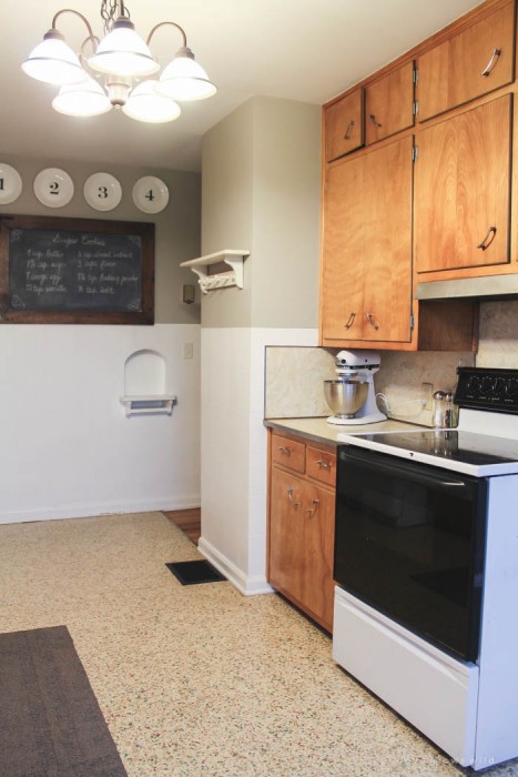 See our plans for turning this dated, dysfunctional space into a gorgeous, modern farmhouse kitchen! More photos and details at LoveGrowsWild.com